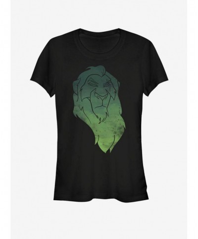 Crazy Deals Disney The Lion King Watercolor Scar Girls T-Shirt $9.56 T-Shirts