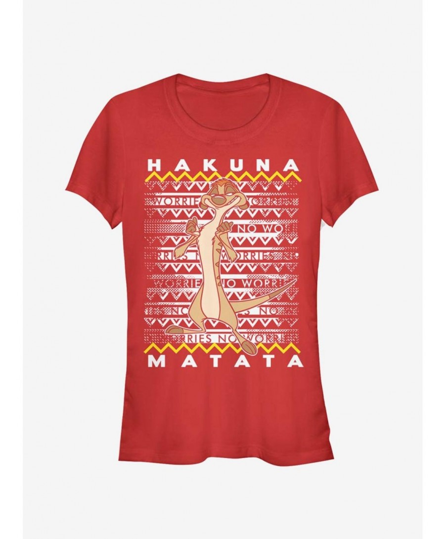 Flash Deal Disney The Lion King Hakuna Timon Girls T-Shirt $7.77 T-Shirts