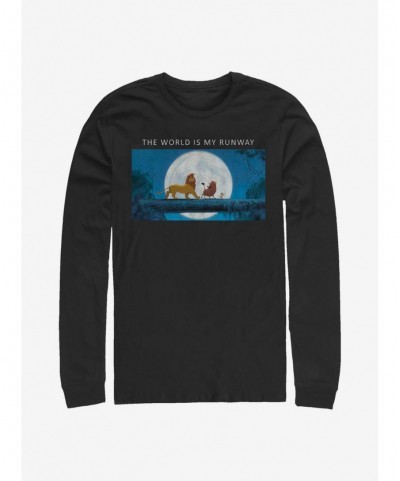 Crazy Deals Disney The Lion King Runway King Crew Sweatshirt $10.04 Sweatshirts