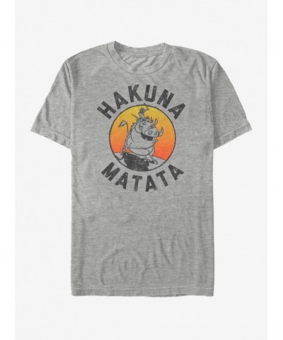 Cheap Sale Disney The Lion King Pumba Ride T-Shirt $6.69 T-Shirts