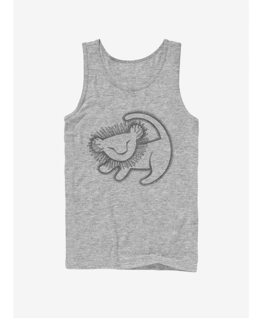 Discount Sale Disney The Lion King Cave Painting Tank $6.97 Tanks