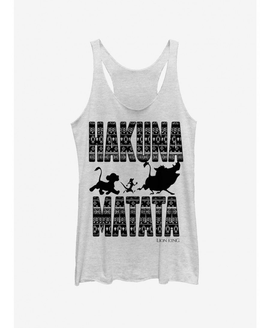 Discount Sale Disney The Lion King Hakuna Print Girls Tank $8.50 Tanks