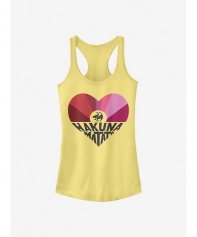 Premium Disney The Lion King Hakuna Rainbow Girls Tank $7.77 Tanks