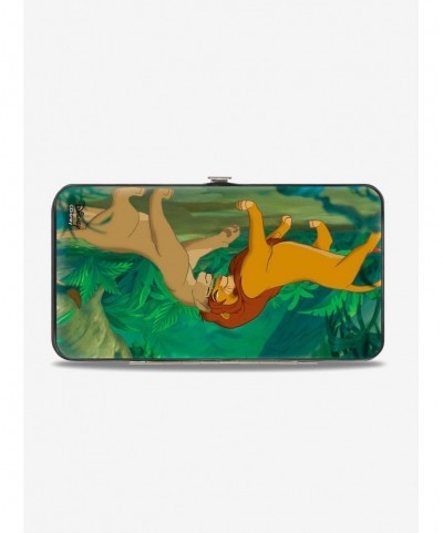 Clearance Disney The Lion King Young Simba Nala Grown Up Snuggle Hinge Wallet $8.24 Wallets