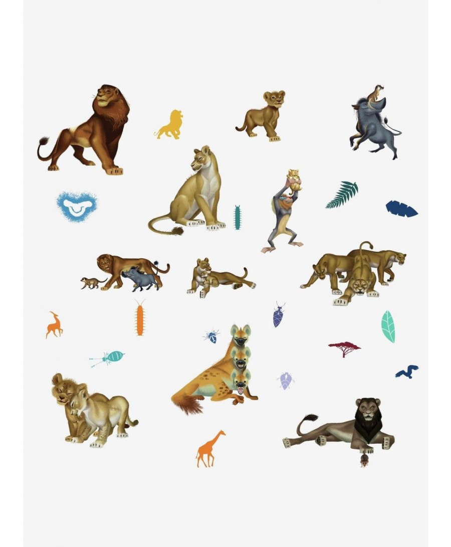 Value Item Disney The Lion King Character Peel And Stick Wall Decals $6.27 Decals