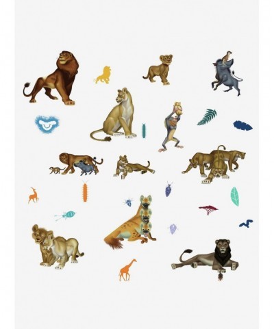 Value Item Disney The Lion King Character Peel And Stick Wall Decals $6.27 Decals