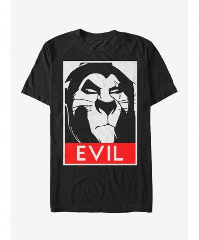 Premium Disney Lion King Evil Scar Poster T-Shirt $9.18 T-Shirts