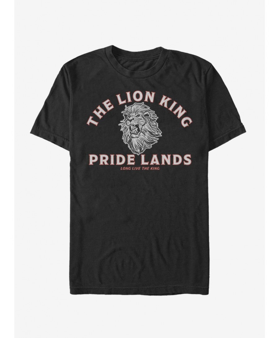 Fashion Disney The Lion King 2019 Minimal Lion King Back T-Shirt $6.12 T-Shirts