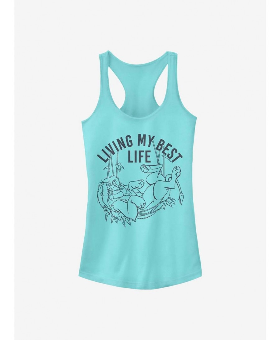 New Arrival Disney The Lion King Living My Best Life Girls Tank $7.17 Tanks