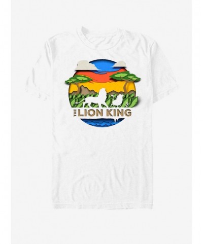 Unique Disney The Lion King Lion King Cut Out T-Shirt $5.93 T-Shirts