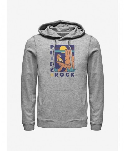 New Arrival Disney The Lion King Pride Rock Badge Hoodie $16.16 Hoodies