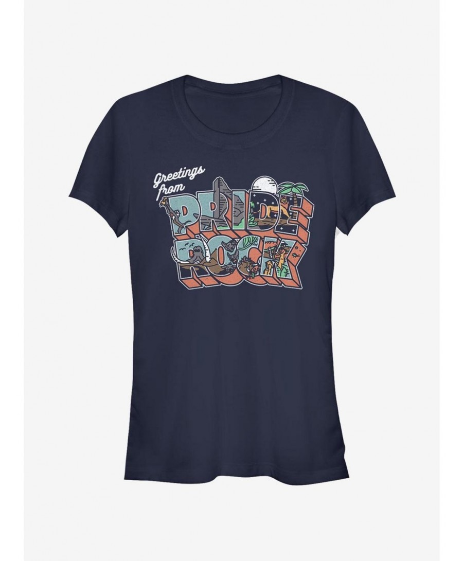 Special Disney The Lion King Greetings From Pride Rock Girls T-Shirt $6.18 T-Shirts