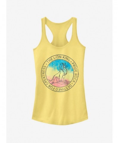 Clearance Disney The Lion King Simba Gradient Girls Tank $6.37 Tanks