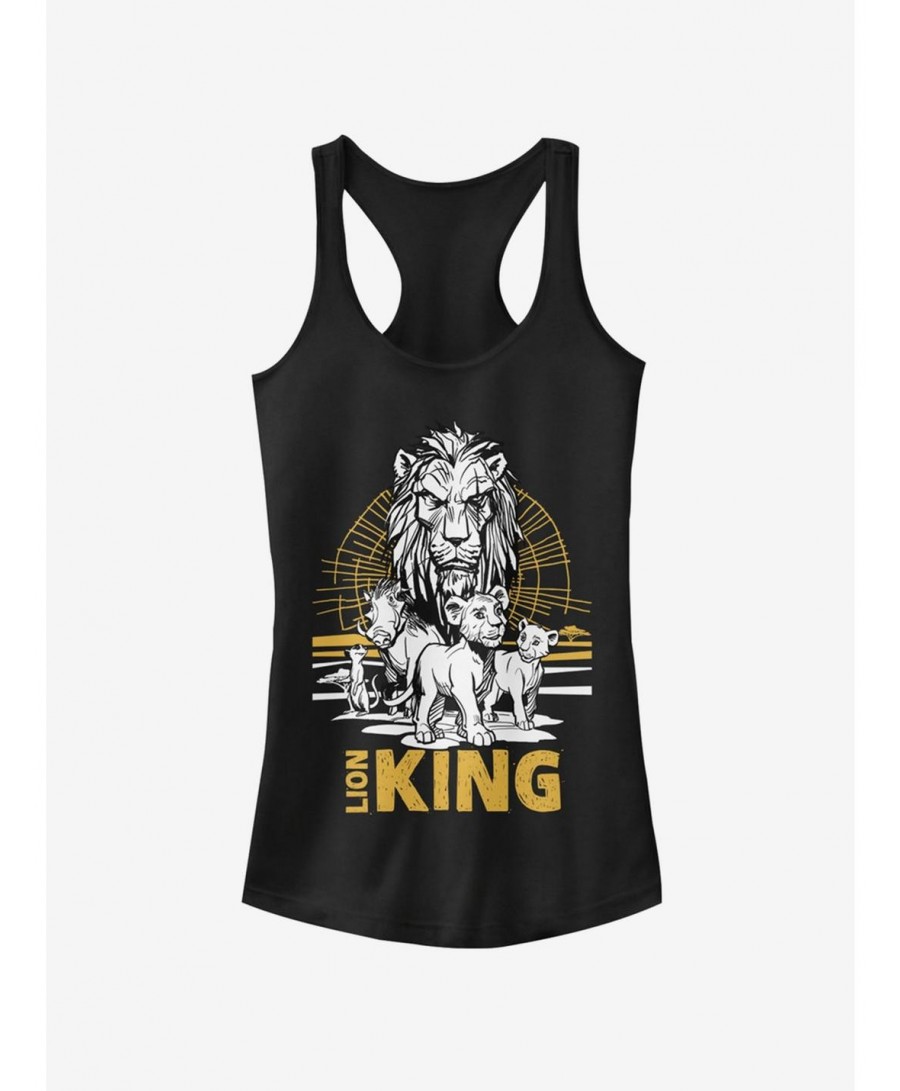 Bestselling Disney The Lion King 2019 Lion King Group Girls Tank $8.17 Tanks