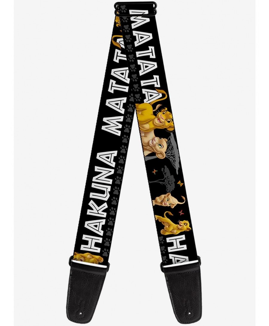 Clearance Disney The Lion King Simba Nala Hakuna Matata Guitar Strap $8.72 Guitar Straps