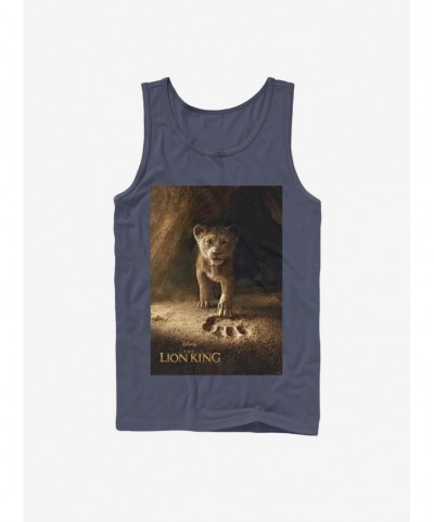 Hot Selling Disney The Lion King 2019 Simba Poster Tank $6.97 Tanks