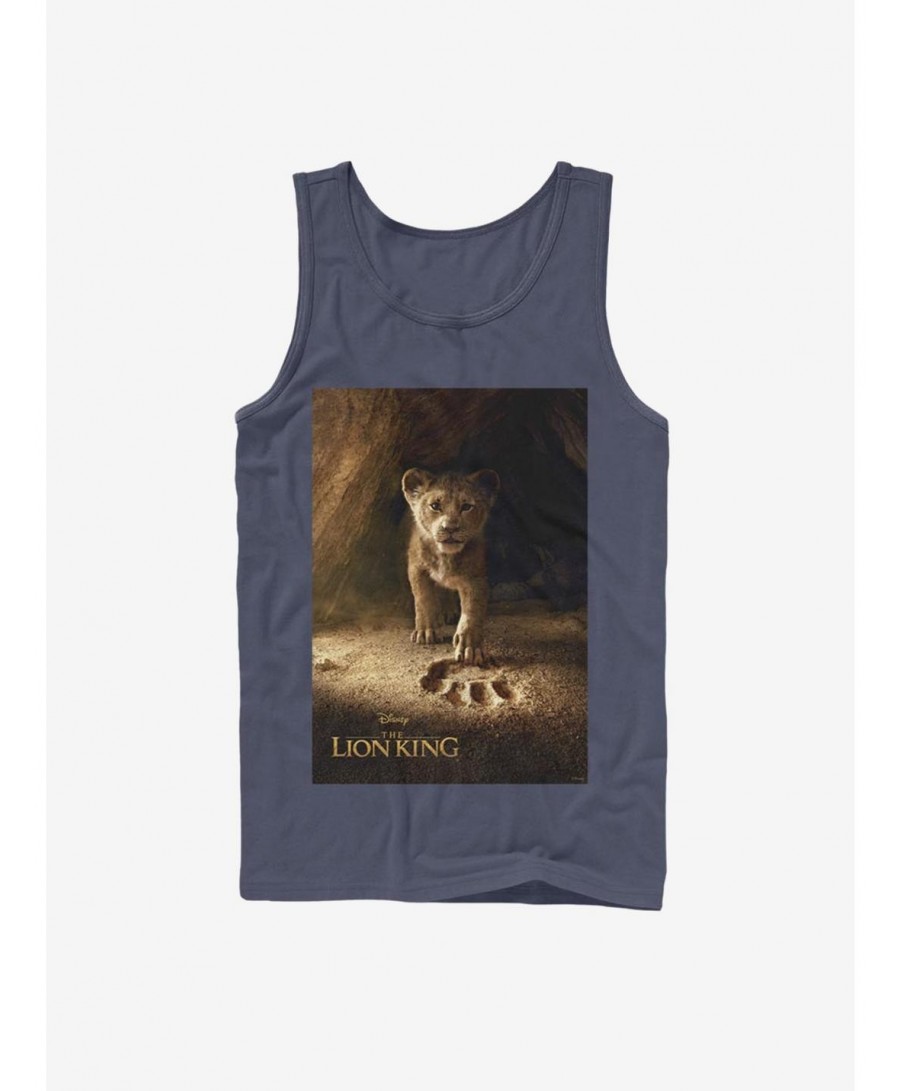 Hot Selling Disney The Lion King 2019 Simba Poster Tank $6.97 Tanks