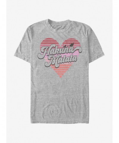 Seasonal Sale Disney The Lion King Hakuna Heart T-Shirt $8.80 T-Shirts