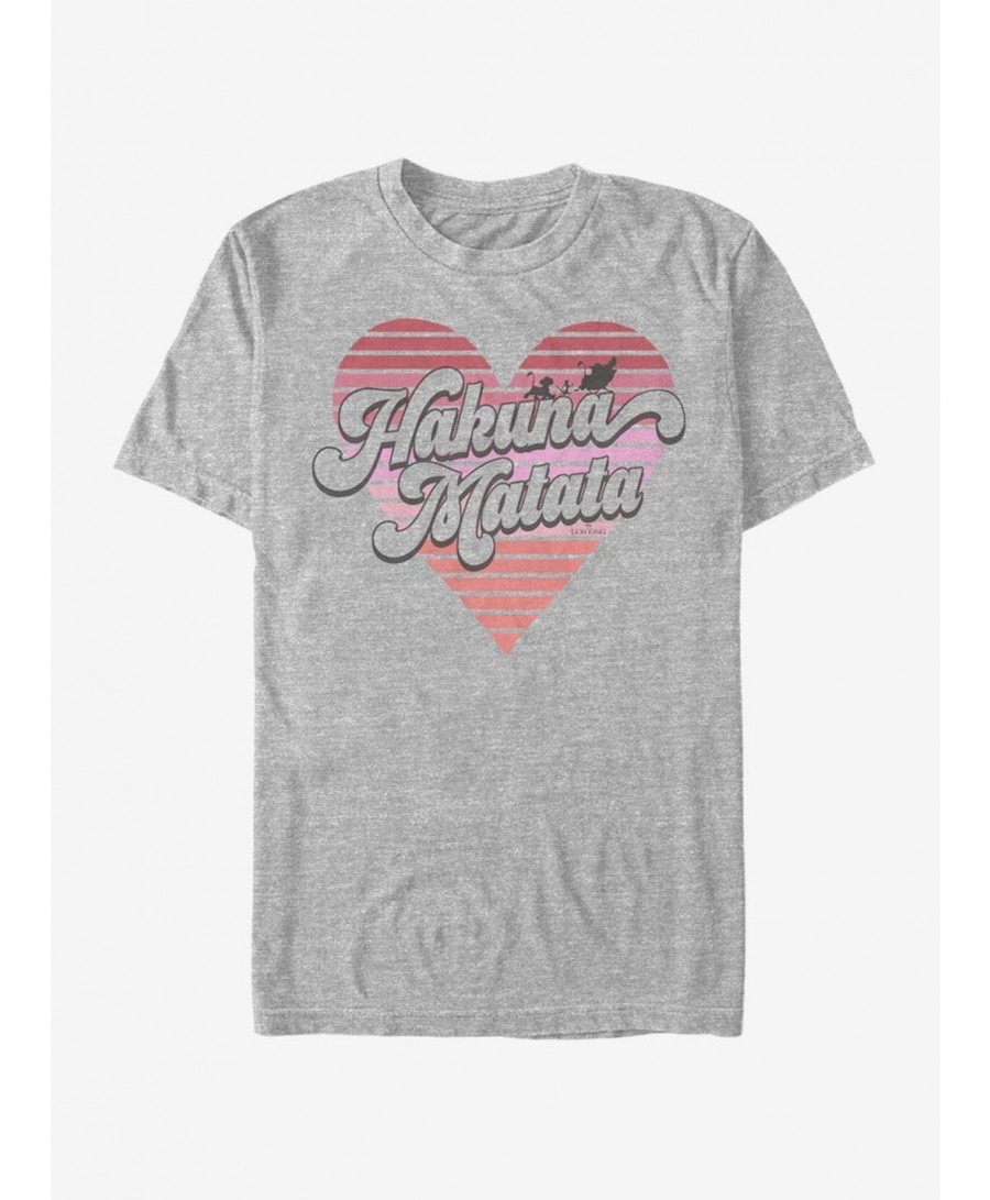 Seasonal Sale Disney The Lion King Hakuna Heart T-Shirt $8.80 T-Shirts