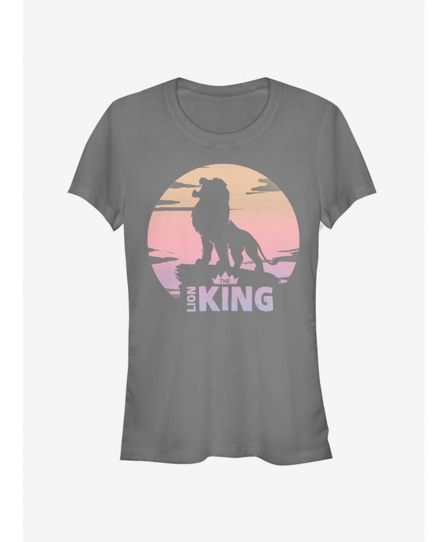 Clearance Disney The Lion King 2019 Sunset Logo Girls T-Shirt $6.37 T-Shirts