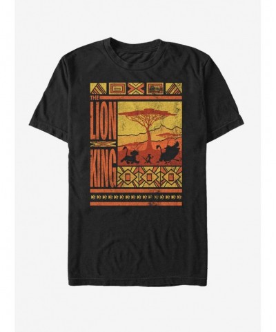 Pre-sale Discount Disney The Lion King Savannah Landscape Logo T-Shirt $7.07 T-Shirts