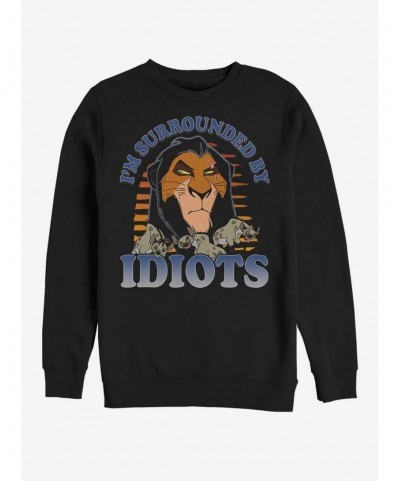 Absolute Discount Disney The Lion King Surrounded Crew Sweatshirt $12.69 Sweatshirts