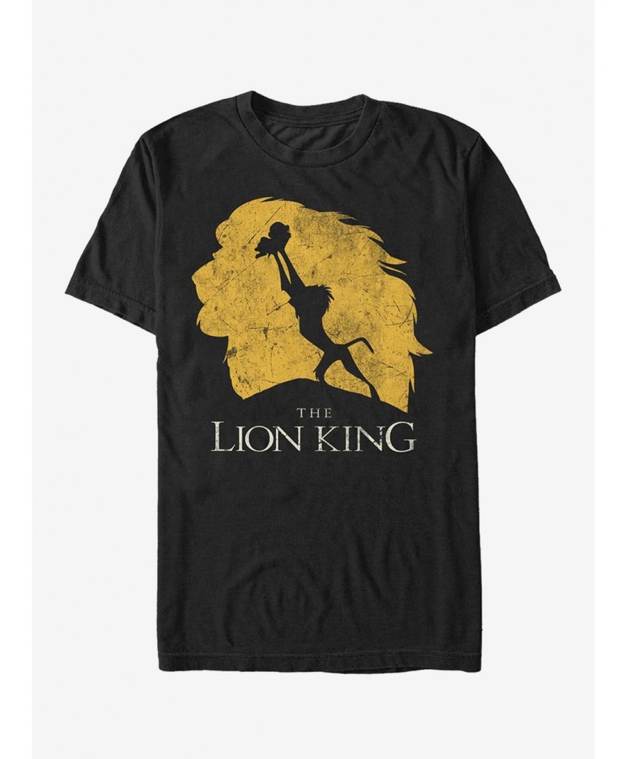 Premium Disney Lion King Pride Rock Silhouette T-Shirt $8.80 T-Shirts