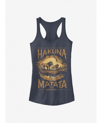 Unique Disney The Lion King 2019 Savanna Poster Girls Tank $7.17 Tanks