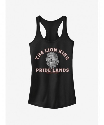 Huge Discount Disney The Lion King 2019 Minimal Lion King Back Girls Tank $7.57 Tanks