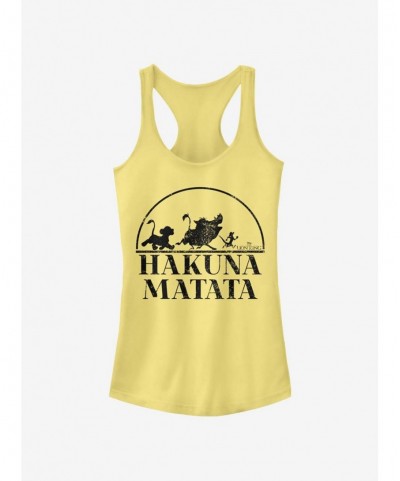 Best Deal Disney The Lion King Hakuna Matata Girls Tank $9.36 Tanks