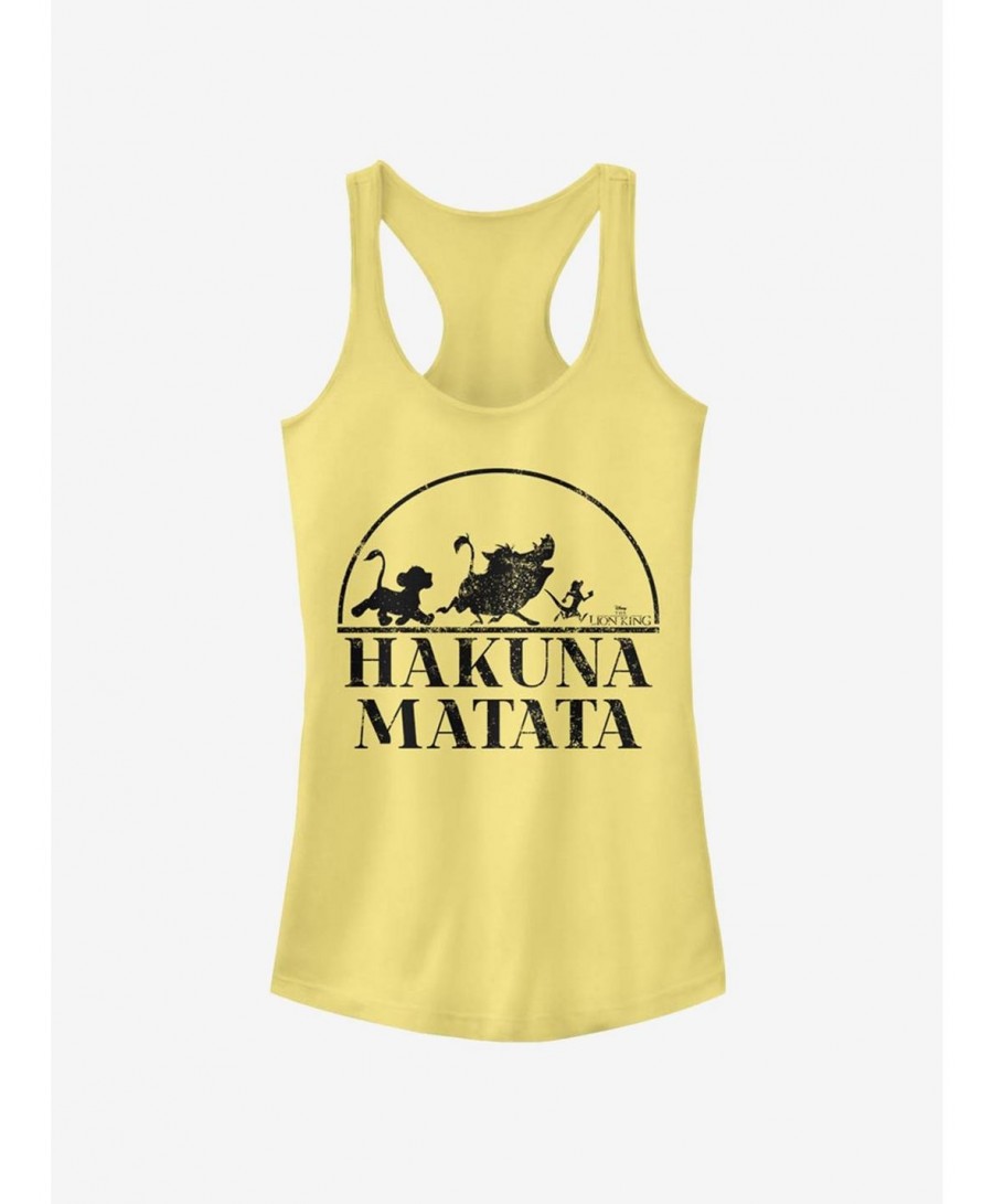 Best Deal Disney The Lion King Hakuna Matata Girls Tank $9.36 Tanks