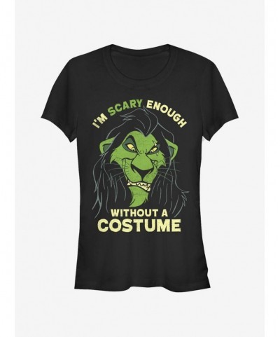 Value Item Disney The Lion King Scary Enough Scar Girls T-Shirt $9.96 T-Shirts