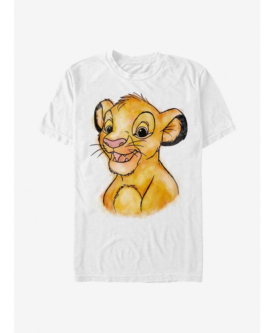 Bestselling Disney The Lion King Painted Simba T-Shirt $5.93 T-Shirts