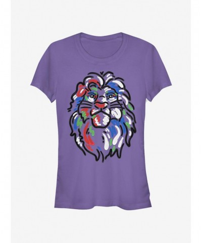 Absolute Discount Disney The Lion King Simba Paint Girls T-Shirt $6.18 T-Shirts