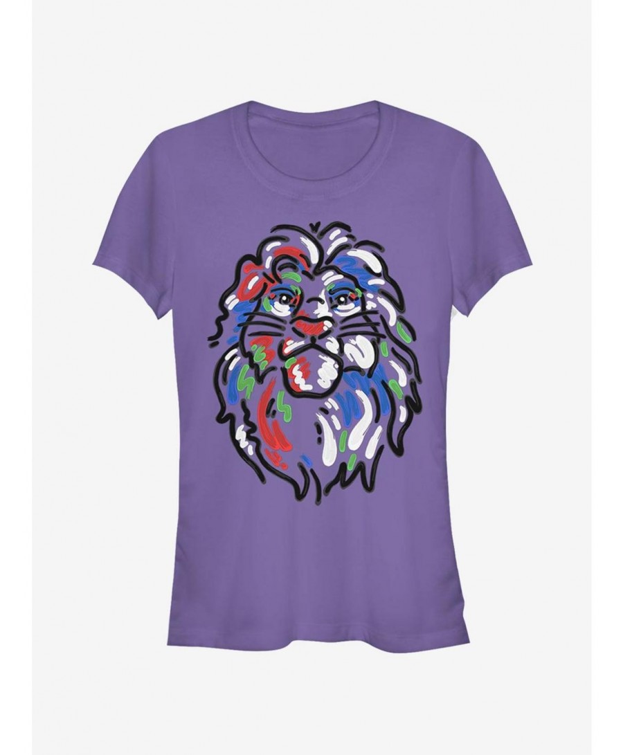 Absolute Discount Disney The Lion King Simba Paint Girls T-Shirt $6.18 T-Shirts