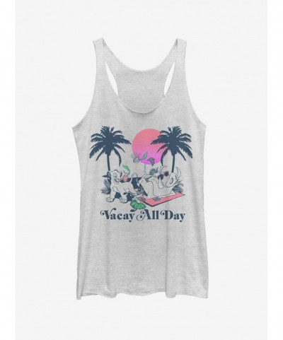 Discount Disney Lion King Vacay All Day Girls Tank Top $8.50 Tops