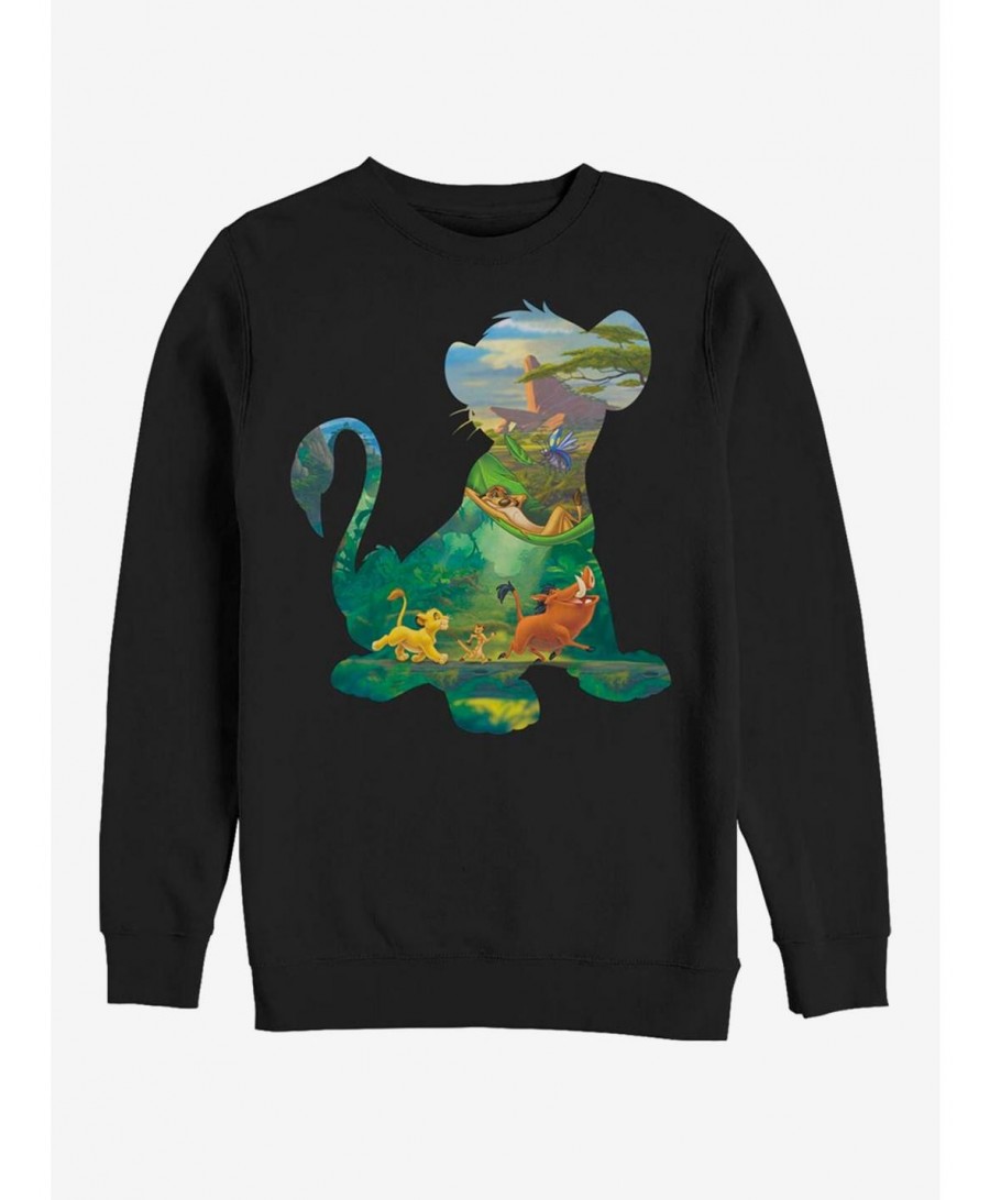 Best Deal Disney The Lion King Cub Life Crew Sweatshirt $8.86 Sweatshirts