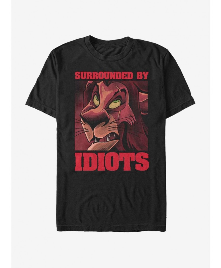 Hot Sale Disney The Lion King Scar Thoughts T-Shirt $7.84 T-Shirts