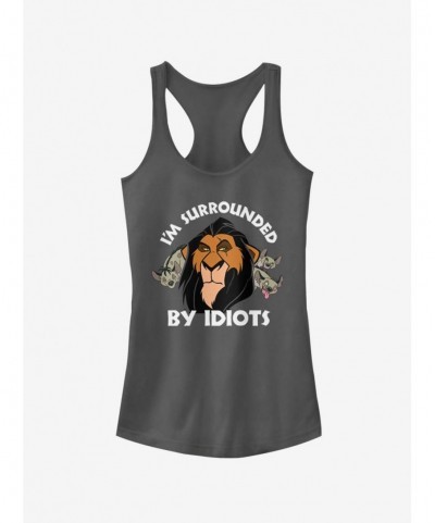 Seasonal Sale Disney The Lion King Surly Scar Girls Tank $7.77 Tanks