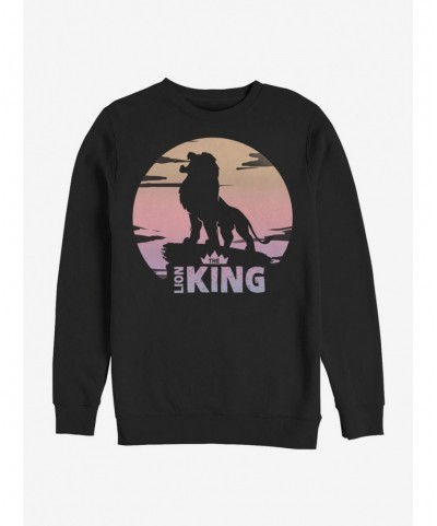 Special Disney The Lion King 2019 Sunset Logo Sweatshirt $13.58 Sweatshirts