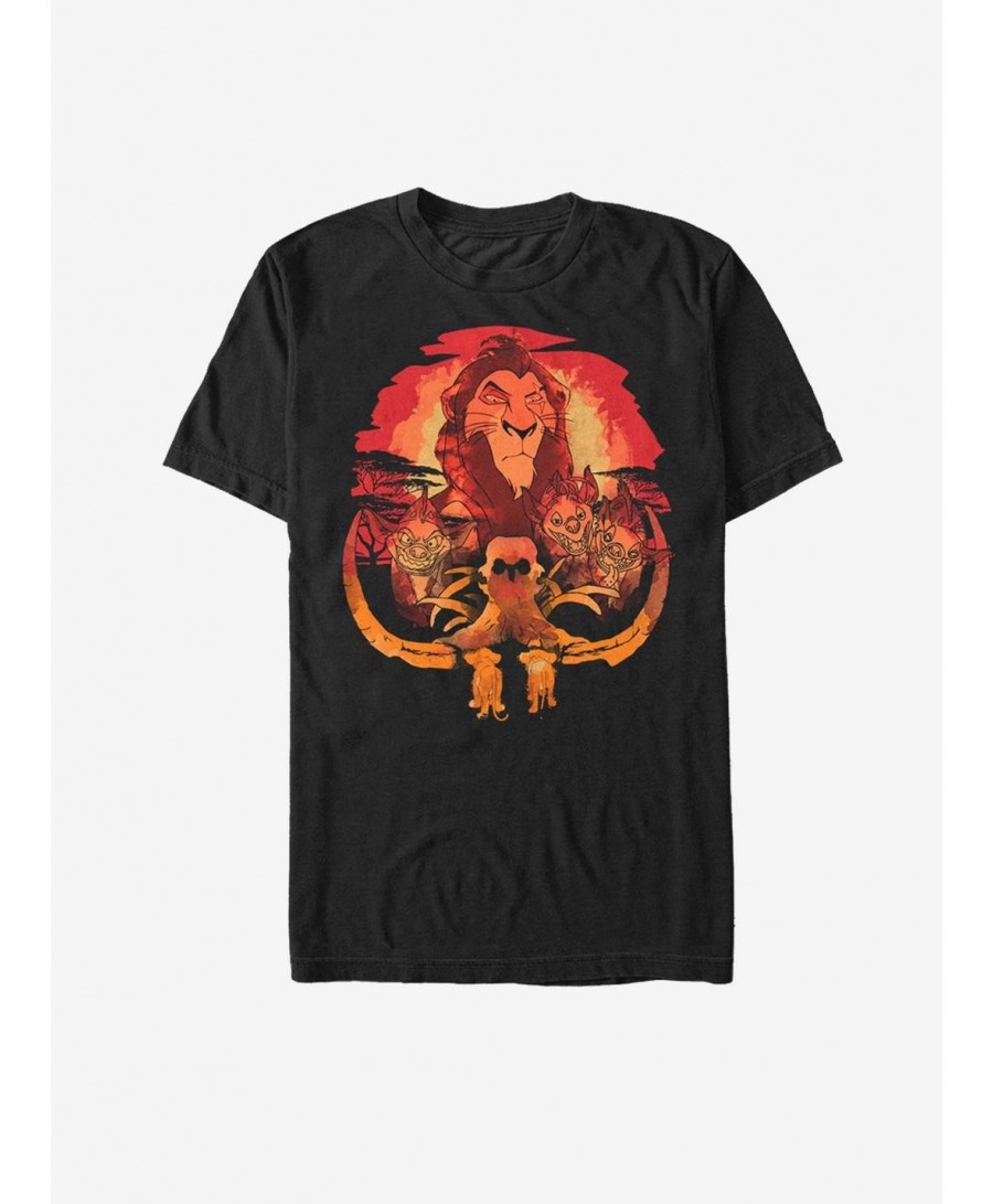 Trendy Disney The Lion King Scar Elephant Graveyard T-Shirt $9.18 T-Shirts