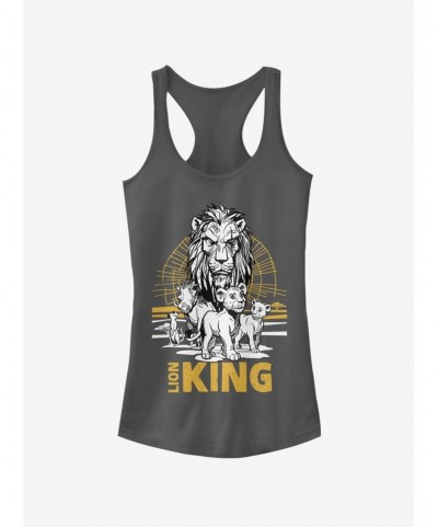 Crazy Deals Disney The Lion King 2019 Lion King Group Girls Tank $8.76 Tanks