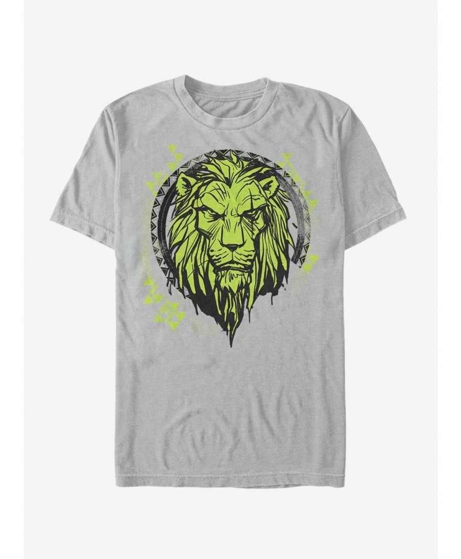 Hot Sale Disney The Lion King 2019 Tribal Scar T-Shirt $8.80 T-Shirts