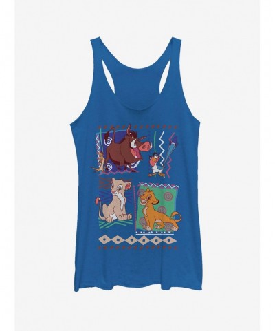 Best Deal Disney Lion King Retro 90's Savannah Friends Girls Tank Top $9.95 Tops