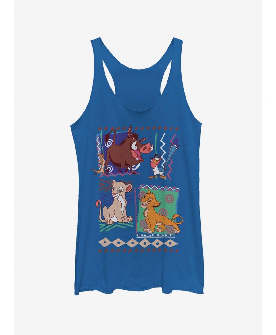 Best Deal Disney Lion King Retro 90's Savannah Friends Girls Tank Top $9.95 Tops