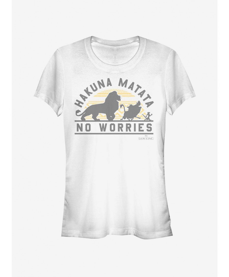 Bestselling Disney The Lion King No Worries Spark Girls T-Shirt $9.76 T-Shirts