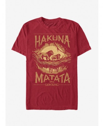 Sale Item Disney The Lion King 2019 Savannah Poster T-Shirt $6.50 T-Shirts