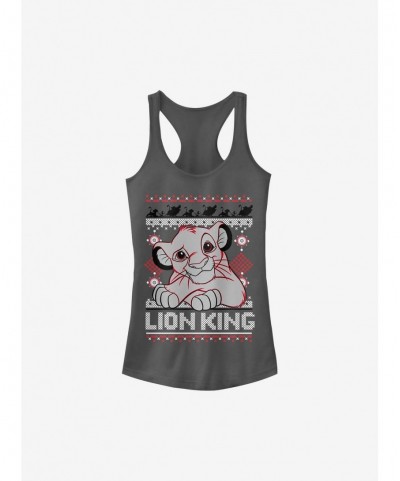 Cheap Sale Disney The Lion King Simba Holiday Girls Tank $6.18 Tanks