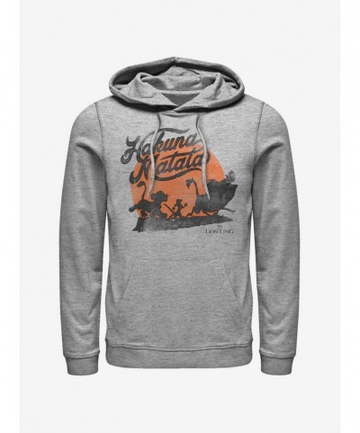 Sale Item Disney The Lion King Hakuna Sun Hoodie $14.73 Hoodies