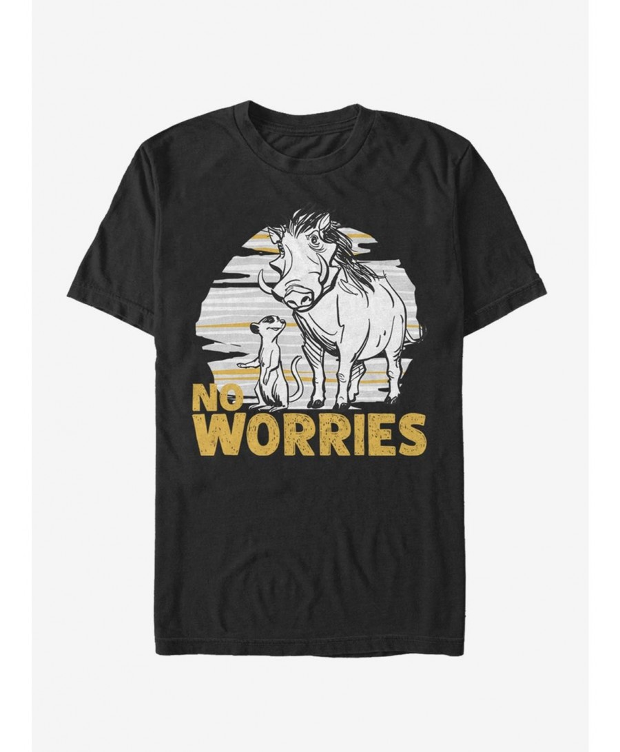 Wholesale Disney The Lion King 2019 No Worries Club T-Shirt $8.41 T-Shirts